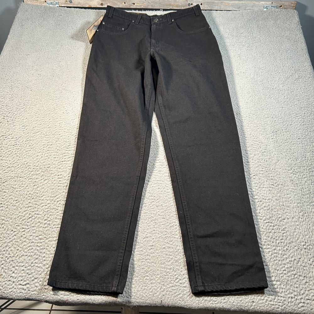 Vintage Levis 545 Jeans Mens 32x33 Loose Baggy Fit Brown Tab Black NWT Deadstock